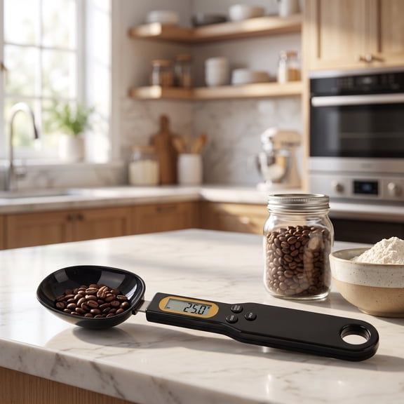Dalxymotic Digital Spoon Scale, Electronic Weight Spoon with LCD Display, Portable Digital Spoon for Food, Digital Scoop, Baking Coffee Measuring Scoop for Kitchen, Cooking, Baking