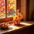 thumbnail image 1 of Dalxymotic Halloween Pumpkins Maple Leaf Display, Artificial Fall Thanksgiving Tabletop Decor, Seasonal Holiday Party Decoration, Decor for Tabletop, Home, Mantel, Party, Indoor, 1 of 6