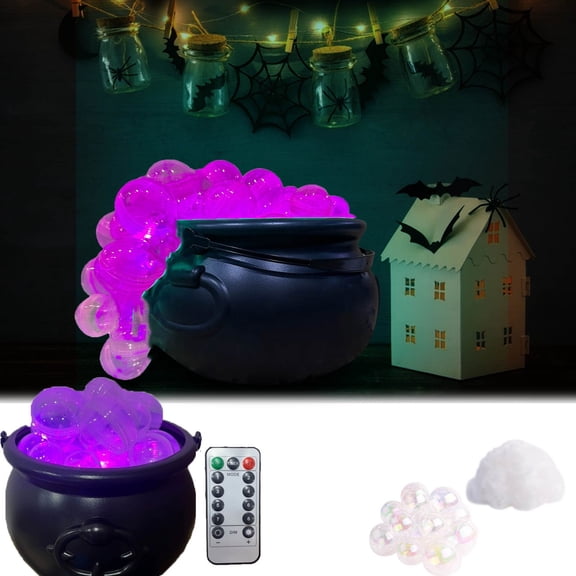 Dalxymotic Halloween Witch Bucket Craft Set, Spooky Vintage Tabletop Prop, Spooky Party Props Set, Witch Bucket Craft Kit, Halloween Witch Bucket Set for Party, Home, Mantel, Shelf