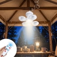 thumbnail image 1 of Dalxymotic Portable Solar Camping Fan Light, Outdoor Camping Solar Fan Light, Portable Solar Charging Fan with Remote, Outdoor Camping Fan for Home, Shop, Tent, Patio, Yard, 1 of 7