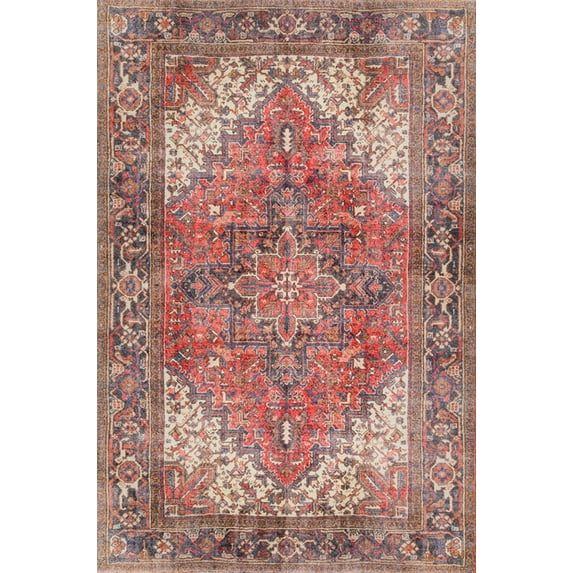 Dalyn Amanti Area Rug AM3 Am3 Cardinal Cardinal Persien Angled 5' x 7' 7' Rectangle