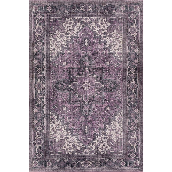 Dalyn Amanti Area Rug AM3 Am3 Plum Plum Bulbs Persien