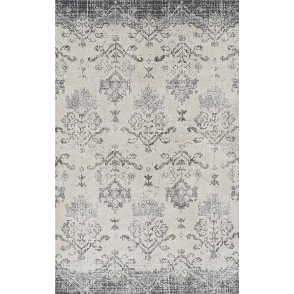 Dalyn Antigua Area Rug AN11 An11 Pewter Pewter Arches Repeating 3' 3" x 5' 3" Rectangle