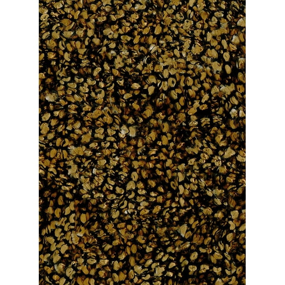 Dalyn Belize Shag Area Rug BZ100 Gold Solid Shag 3' 6" x 5' 6" Rectangle