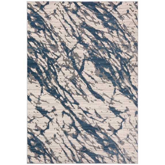 Dalyn Cascina Area Rug CC3 Cc3 Indigo Indigo Lines Waves 9' 4" x 13' 2" Rectangle
