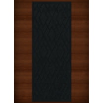 Dalyn Dover Area Rug DV1 Dv1 Black Diamond Lines 2' 6" x 10' Rectangle
