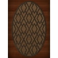thumbnail image 1 of Dalyn Dover Area Rug DV1 Dv1 Caramel Diamond Lines 9' x 12' Oval, 1 of 5