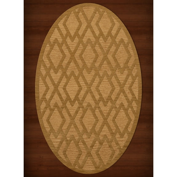 Dalyn Dover Area Rug DV1 Dv1 Cornmaze Diamond Lines 3' x 5' Oval