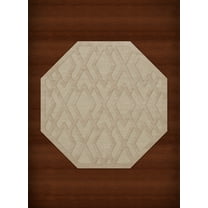 Dalyn Dover Area Rug DV1 Dv1 Linen Diamond Lines 8' x 8' Octagon