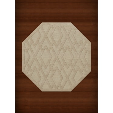 Dalyn Dover Area Rug DV1 Dv1 Linen Diamond Lines 8' x 8' Octagon