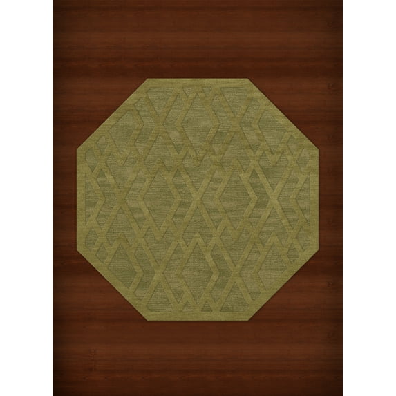 Dalyn Dover Area Rug DV1 Dv1 Pear Diamond Lines 4' x 4' Octagon