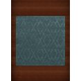 thumbnail image 1 of Dalyn Dover Area Rug DV1 Dv1 Teal Diamond Lines 4' x 4' Square, 1 of 1
