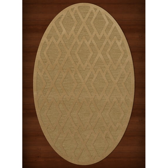 Dalyn Dover Area Rug DV1 Dv1 Wheat Diamond Lines 10' x 14' Oval