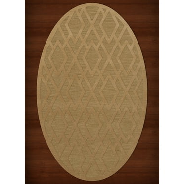 Dalyn Dover Area Rug DV1 Dv1 Wheat Diamond Lines 9' x 12' Oval