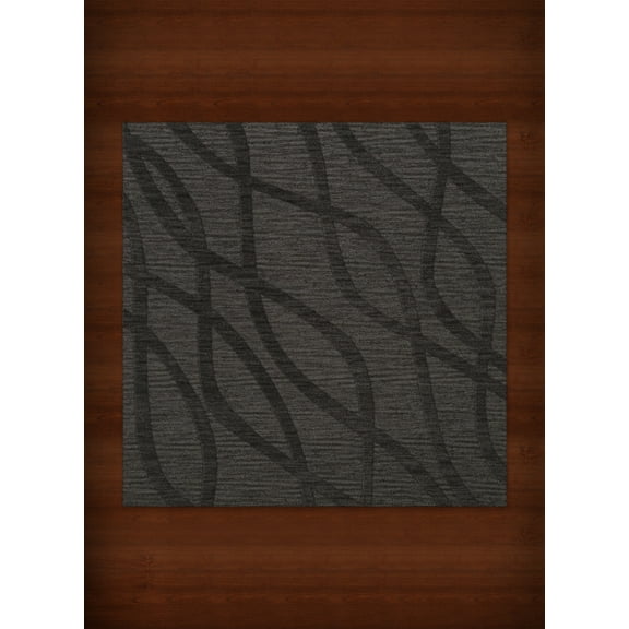 Dalyn Dover Area Rug DV10 Dv10 Ash Swirls Waves 8' x 8' Square