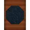 thumbnail image 1 of Dalyn Dover Area Rug DV10 Dv10 Navy Swirls Waves 12' x 12' Octagon, 1 of 5