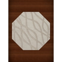 Dalyn Dover Area Rug DV10 Dv10 Putty Swirls Waves 10' x 10' Octagon