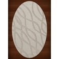 thumbnail image 1 of Dalyn Dover Area Rug DV10 Dv10 Putty Swirls Waves 6' x 9' Oval, 1 of 1