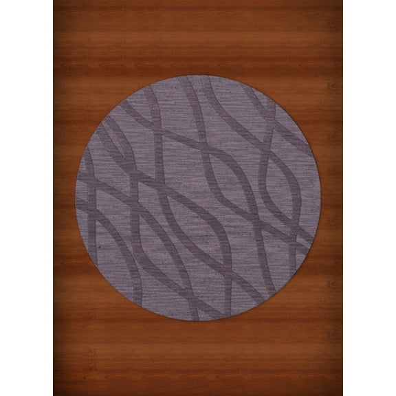 Dalyn Dover Area Rug DV10 Dv10 Viola Swirls Waves 12' x 12' Round