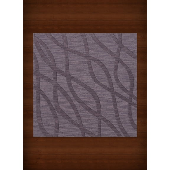 Dalyn Dover Area Rug DV10 Dv10 Viola Swirls Waves 6' x 6' Square