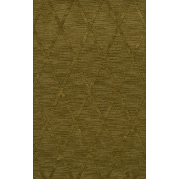 Dalyn Dover Area Rug DV11 Dv11 Avocado Lines Diamonds 10' x 14' Rectangle