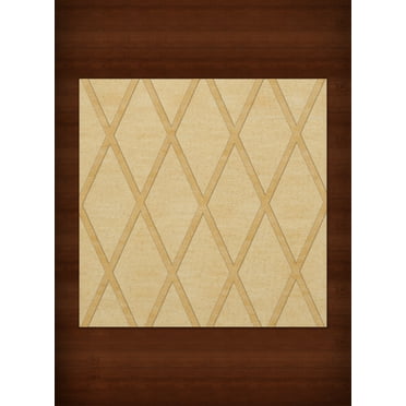 Dalyn Dover Area Rug DV11 Dv11 Lemon Ice Lines Diamonds 10' x 10' Square