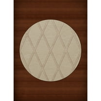 Dalyn Dover Area Rug DV11 Dv11 Linen Lines Diamonds 8' x 8' Round