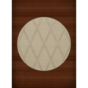 Dalyn Dover Area Rug DV11 Dv11 Linen Lines Diamonds 8' x 8' Round