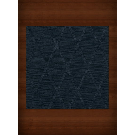 Dalyn Dover Area Rug DV11 Dv11 Navy Lines Diamonds 10' x 10' Square