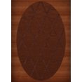 thumbnail image 1 of Dalyn Dover Area Rug DV11 Dv11 Paprika Lines Diamonds 10' x 14' Oval, 1 of 1