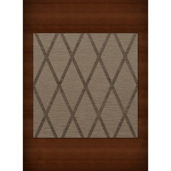Dalyn Dover Area Rug DV11 Dv11 Stone Lines Diamonds 12' x 12' Square