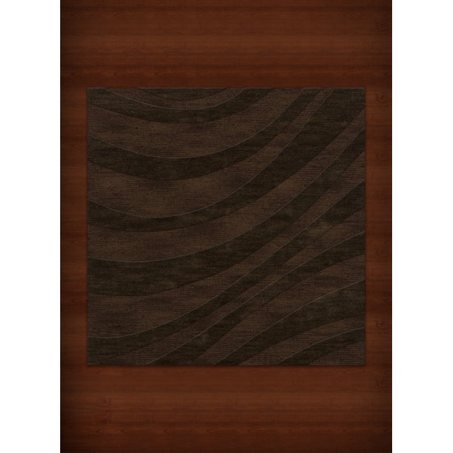 Dalyn Dover Area Rug DV12 Dv12 Fudge Waves Swirls 4' x 4' Square