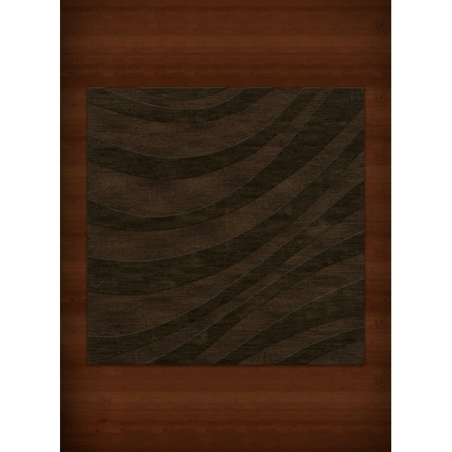 Dalyn Dover Area Rug DV12 Dv12 Fudge Waves Swirls 4' x 4' Square