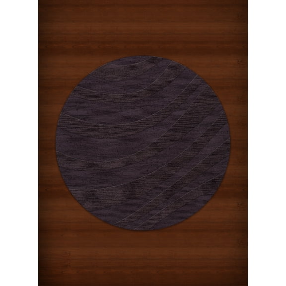 Dalyn Dover Area Rug DV12 Dv12 Grape Ice Waves Swirls 10' x 10' Round
