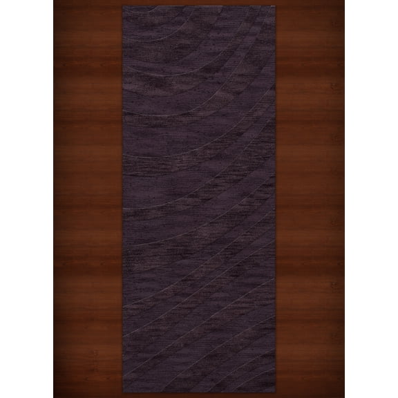 Dalyn Dover Area Rug DV12 Dv12 Grape Ice Waves Swirls 2' 6" x 8' Rectangle