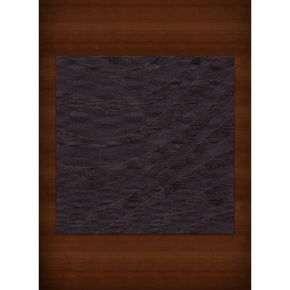 Dalyn Dover Area Rug DV12 Dv12 Grape Ice Waves Swirls 6' x 6' Square