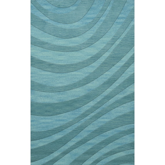 Dalyn Dover Area Rug DV12 Dv12 Peacock Waves Swirls 9' x 12' Rectangle