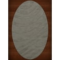 thumbnail image 1 of Dalyn Dover Area Rug DV12 Dv12 Silver Waves Swirls 5' x 8' Oval, 1 of 1