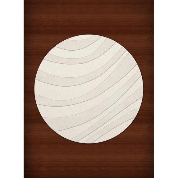 Dalyn Dover Area Rug DV12 Dv12 Snow Waves Swirls 10' x 10' Round