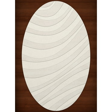 Dalyn Dover Area Rug DV12 Dv12 Snow Waves Swirls 5' x 8' Oval