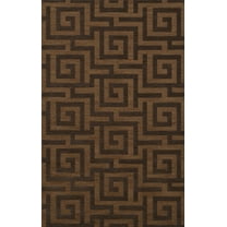 Dalyn Dover Area Rug DV13 Dv13 Caramel Squares Maze 10' x 14' Rectangle