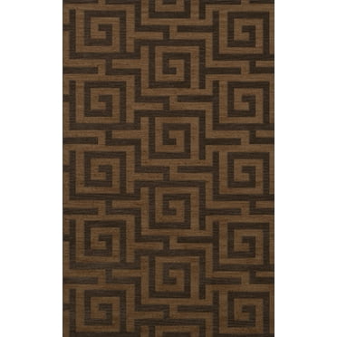 Dalyn Dover Area Rug DV13 Dv13 Caramel Squares Maze 3' x 5' Rectangle