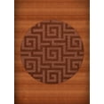 thumbnail image 1 of Dalyn Dover Area Rug DV13 Dv13 Coral Squares Maze 4' x 4' Round, 1 of 1
