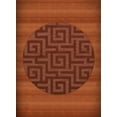 thumbnail image 1 of Dalyn Dover Area Rug DV13 Dv13 Coral Squares Maze 6' x 6' Round, 1 of 1