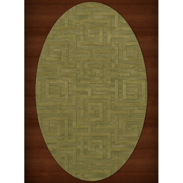 Dalyn Dover Area Rug DV13 Dv13 Pear Squares Maze 8' x 10' Oval