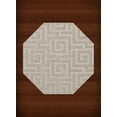 thumbnail image 1 of Dalyn Dover Area Rug DV13 Dv13 Putty Squares Maze 8' x 8' Octagon, 1 of 2