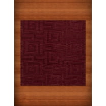 Dalyn Dover Area Rug DV13 Dv13 Rich Red Squares Maze 6' x 6' Square