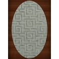 thumbnail image 1 of Dalyn Dover Area Rug DV13 Dv13 Seaglass Squares Maze 12' x 18' Oval, 1 of 5