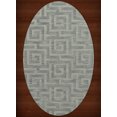 thumbnail image 1 of Dalyn Dover Area Rug DV13 Dv13 Seaglass Squares Maze 5' x 8' Oval, 1 of 2