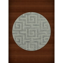 Dalyn Dover Area Rug DV13 Dv13 Seaglass Squares Maze 8' x 8' Round